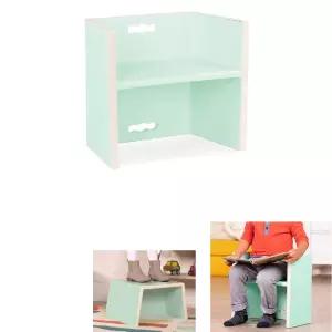 바른 자세 습관 의자 발디딤대 활용 유아가구 좋은습관 유치원 아기의자 유아의자 어린이집