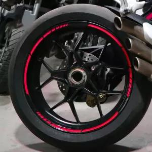 호환   휠 스티커 데칼 1718 인치 반사 림 Yamaha Mt 125 모토 스티커 Xsr155 Ktm 890 Adventure
