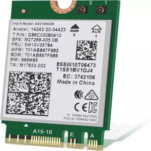 노트북용 인텔 AX210 트라이밴드 Wi-Fi 6E 블루투스 5.3 네트워크 카드