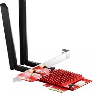 BZIZU WiFi 6E PCIe 카드 인텔 AX210 칩 5400Mbps 트라이밴드 2.4GHz/5GHz/6GHz 블루투스 5.3 게임 및