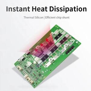 BMS LifePo4 배터리 스마트 4S 8S 12V 24V 100A UART RS485 에너지 저장 가열 기능 직렬화 가능