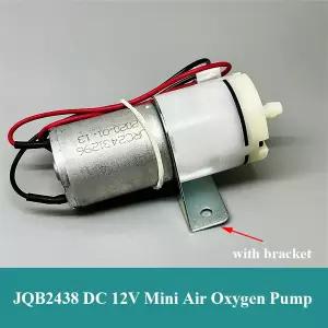 호환  JQB2438 DC5V-12V 마이크로 370 에어 펌프 27mm 산소 펌프 브래킷 DIY 수족관 수족관 혈액 모니터