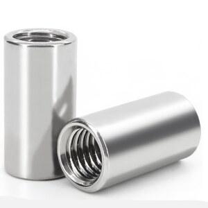 M16 연장 M5 M3 연결 커플 304 스테인레스 M4 M6 나사 스틸 너트 M8 원형 M14 두꺼운 M12 M10 원통형