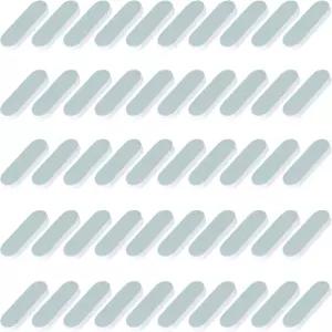 50PCS 양면 주얼리 연마 스틱 샌딩 폴리시 2.36x0.79인치 실버 및 골드 클리닝 버핑 바 키트 시계 휴대폰