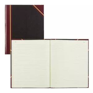 내셔널 브랜드 텍스하이드 시리즈 레코드 북 10.375 x 8.375 블랙 150페이지(56211페이지) 블랙/버건디