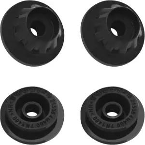 쿠쿠티디 4PCS 자동차 라디에이터 마운트 부싱 상부 하부 쿠션 브래킷 고무 닛산 알티마 무라노 패스파인더