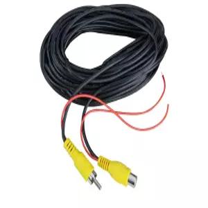 스코쉬 RCAV25TW 25피트 7.62미터 백업 카메라 케이블 - 후방 뷰 후진 주차 캠 RCA 비디오 자동차 트럭 SUV