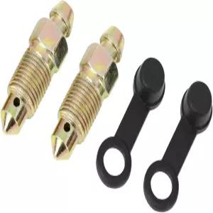 모터사이클 브레이크 마스터 실린더 안정적인 PARSLUCK 2Pcs M10x1mm 밴조 볼트 블리더 스크류 캡 포함