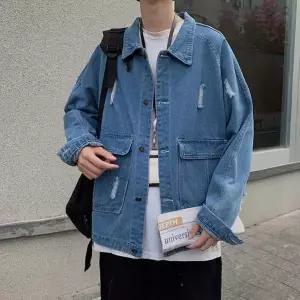 [하프클럽/셀러허브_여성트랜드패션]자켓 대학생 크롭청자켓 주말 청 룩 코