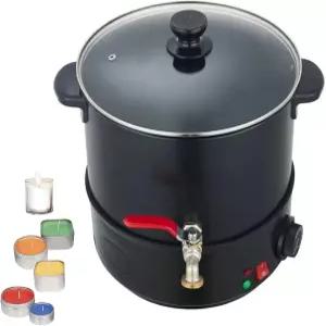 왁스 멜터 110V 1100W 8L/10L/20L 전기 캔들 멜트 포트 및 비누 가열 제작 8L