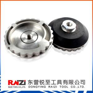 RAIZI 4인치/100mm 알루미늄 스네일 락 백업 패드 어댑터, 폴리싱 포함, 핸드 폴리셔 그라인더용, 화강암