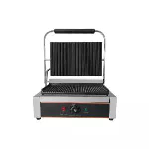업소용 식당 압착기 샌드위치 타이머 그릴 전기 양면 파니니기계 카페 스텐