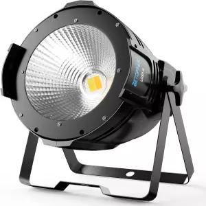 베토퍼 무대 스포트라이트 100W LED DMX 조명 따뜻하고 차가운 화이트 스팟 COB 교회 파티 결혼식 극장