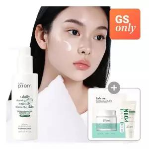 기초케어 [단독구성] 메이크프렘 안심 클렌징 밀크 200ml ( 피부컨디션 회복 리프팅관리안심팩 1매 리프팅