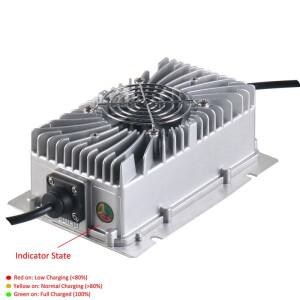 300W 방수 12V 15A 24V 10A 36V 6A 48V LiFePO4 충전기 14.6V 29.2V 58.4V 철 인산염 RV 에너지 저장