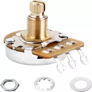 밴웍스 브라스 A1M ω M8 스레드 풀사이즈 포트 메트릭 18-스플라인 스플릿 롱 샤프트(길이 18mm) 오디오