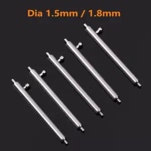 10 PCS 퀵 릴리스 시계 스트랩 링크 직경 1.5mm/1.8mm 스프링 바는 폭 스마트 밴드 스테인레스 스틸 적합