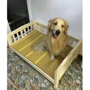 대형견 강아지 침대원목 허스키 리트리버 S-68x48x20 팻베드 소파 맨바닥
