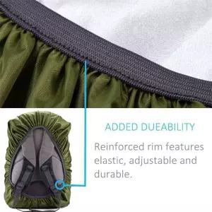 20/35L 야외 캠핑 하이킹 배낭 방수 원단 가방 레인코트 여행 패키지 백팩 레인 커버