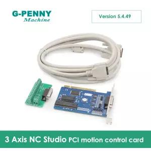 CNC 3 축 컨트롤러 NC 스튜디오 제어 보드 PCI 모션 카드 컨트롤러 CNC 라우터 기계 인터페이스 어댑터 브