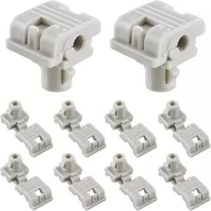10PCS 차량 도어 잠금 로드 클립 래치 5/32인치 테일게이트 핸들 리테이너 F150 F250 F350용 OEM 16629990