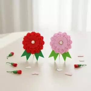 어버이날 스승의날 선물 카네이션 브로치 만들기 DIY 키트 재료