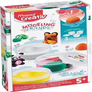 Maped CATIV 리필 포트 모델링 클레이 친구의 3개 팩