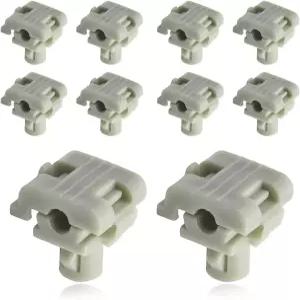 ZNDAW 10 PCS 자동차 도어 락 로드 클립 테일게이트 핸들 리테이너 교체용 5/32 OEM 16629990 16675980 및