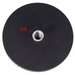 호환  D135886643mm 14 플랫 및 볼트 마그네틱 베이스 고무 코팅 네오디뮴 포트 자석 흡입 컵 장착 브래킷