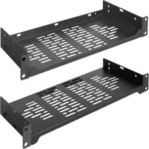 19인치 네트워크 랙 및 캐비닛 1U 마운트 선반 통풍 캔틸레버 트레이 서버 IT 사운드 장비용 REVICO 2 PCS