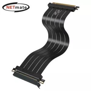 Netmate PCI-e 4.0x16 라이저 케이블 30cm(블랙/일자 Dcw2+4yMQ