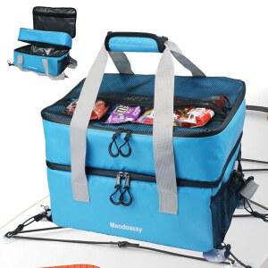 메오도아시 패들보드 쿨러 방수, 26L SUP 42캔, 데크백 2칸 카약, 해변, 캠핑용