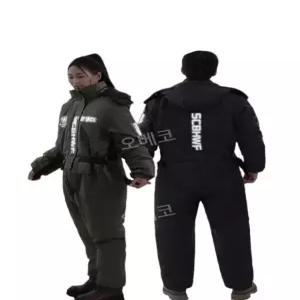 일체형방한복 스키복 스케이트보드복 기모안감 방수 방풍 수트 겨울낚시 배달 라이더복 작업복