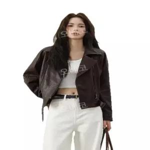 양가죽재킷 라이더자켓 간절기아우터 오토바이 여성용 데일리 빅사이즈 캐주얼