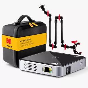 오버헤드 삼각대 내장 배터리 사진 비디오 HDMI USB MicroSD 및 EVA 케이스가 포함된 코닥 루마 75 포켓