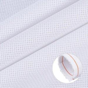 렛신스타일 18 CT 아이다 천, 36가지 색상의 면실과 5가지 바늘이 있는 크로스 스티치 자수 키트, 초보자용 메쉬 블랭크 화이트 캔버스 DIY 재봉 프로젝트