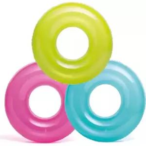 Intex 432272120 3 30인치 투명 튜브 팩 색상은 다양할 수 있으며 멀티