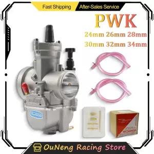 호환  KOsO OKO 24 26 28 30 3234mm 블루 보울 2T 4T 범용 스쿠터ATV 먼지 자전거 KElHIN PWK 레이싱 기화