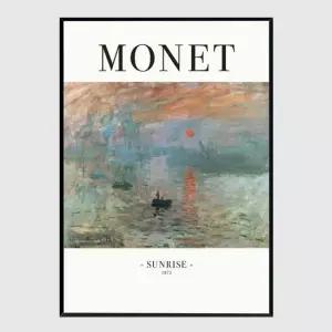 인테리어액자 Sunrise 1872 A2사이즈 그림액자 거실액자