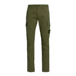 [스톤아일랜드] 브로큰 트윌 카고 팬츠 22FW Olive 7715306L1-V0158 155546267