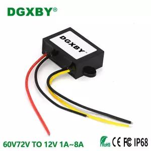 호환  자동차 전원 공급 장치 스텝 다운 모듈 레귤레이터 36V 48V 60V 72V  12V 1A 2A 3A 5A 8A DC 전력 컨