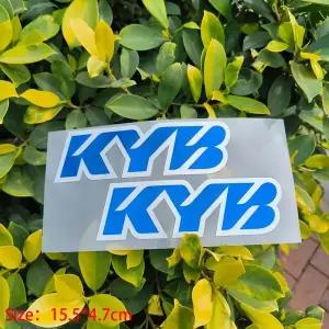 호환  레이싱 서스펜션 스티커 Kyb 포크 서스펜션 비닐 데칼 야마하 스즈키 Ktm 가와사키 베넬리용