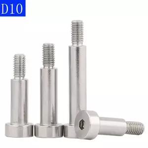 호환  D10   M8 x 1.25mm  304 스테인레스 스틸 소켓 헤드 숄더 볼트 스트리퍼 나사