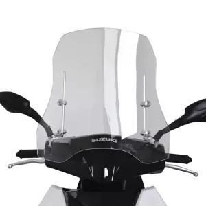 오토바이 앞유리 투명 강화 USR125 윈드쉴드 베네트125