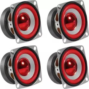ACEIRMC 4pcs 4Ohm 5W 풀레인지 오디오 스피커 아두이노 교체용 스테레오 우퍼