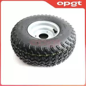 호환  OPGT 1개 15X6.00-6 튜브리스 와이드 타이어 사륜 ATV 고카트 관광차 잔디깎이 타이어