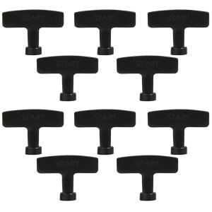 DemJamr 10pcs 가솔린 엔진 반동 스타터 풀 핸들, 잔디 깎는 기계용 발전기, 전기톱. 혼다 GX120 GX160 GX200 GX240 GX270 GX340 GX390 기계 부품에 적합합니다