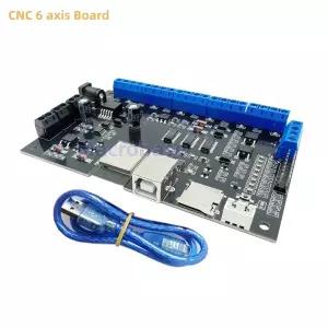 GRBL 6 축 브레이크 아웃 보드 제어판 USB 모션 카드 ESP32 wifi 32bit CPU 유사 Mach3 cnc 라우터 컨트롤