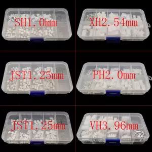 호환  1box PH 2.0mm XH 2.54mm JST 1.25mm SH 1.0mm VH 3.96mm 피치 터미널 압착 수 플 암 소켓 커넥터 키
