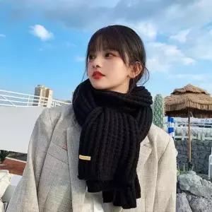 니트 눈꽃 목도리 편한 눈꽃 니트 목도리 ELS 남녀공용